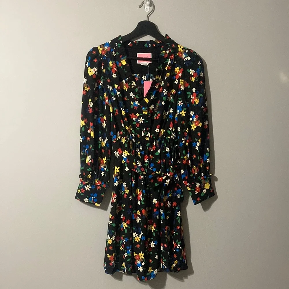 NWT Kate Spade floral long sleeve dress - Picture 2 of 7